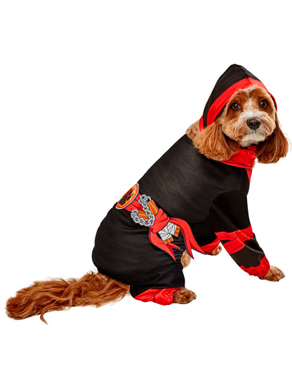 Free Shipping For Red Ninja Pet Costume