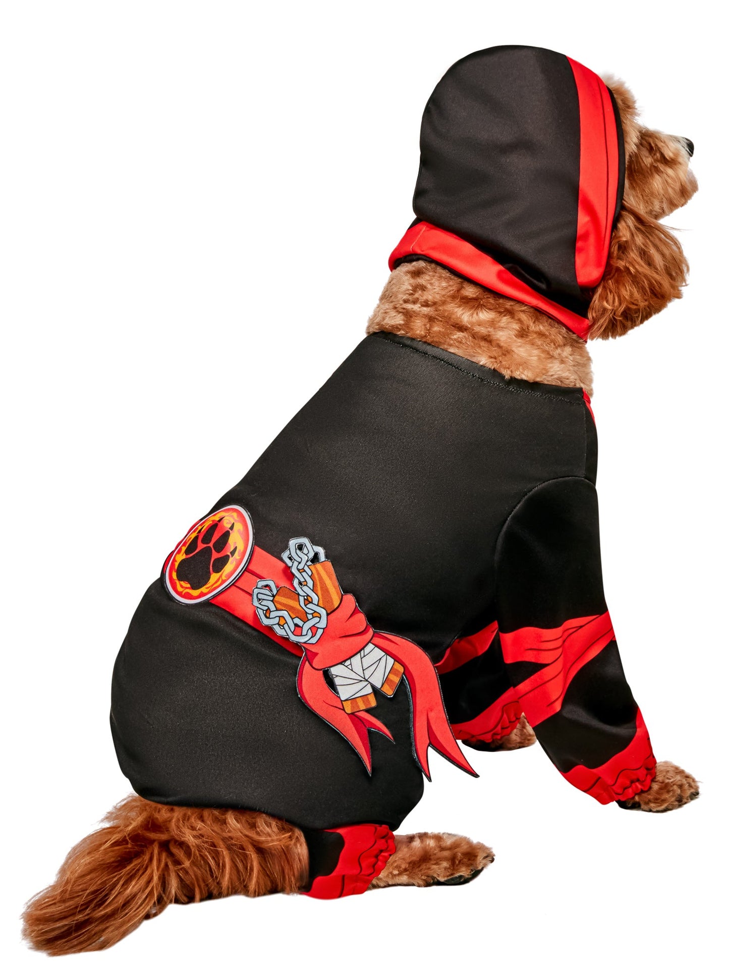 Free Shipping For Red Ninja Pet Costume