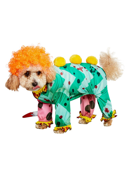 Free Shipping For Killer Clown Pet Costume