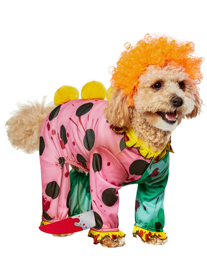 Free Shipping For Killer Clown Pet Costume