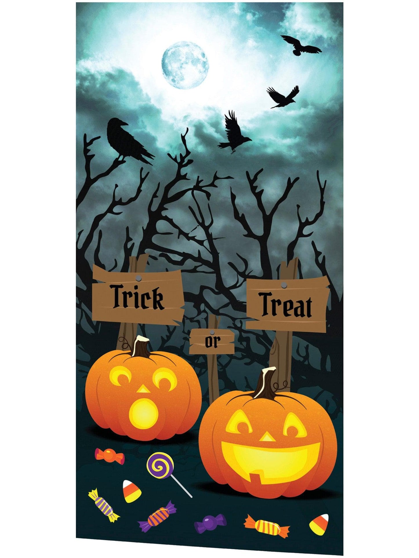 Free Shipping For Trick or Treat Halloween Door Cover Decoration