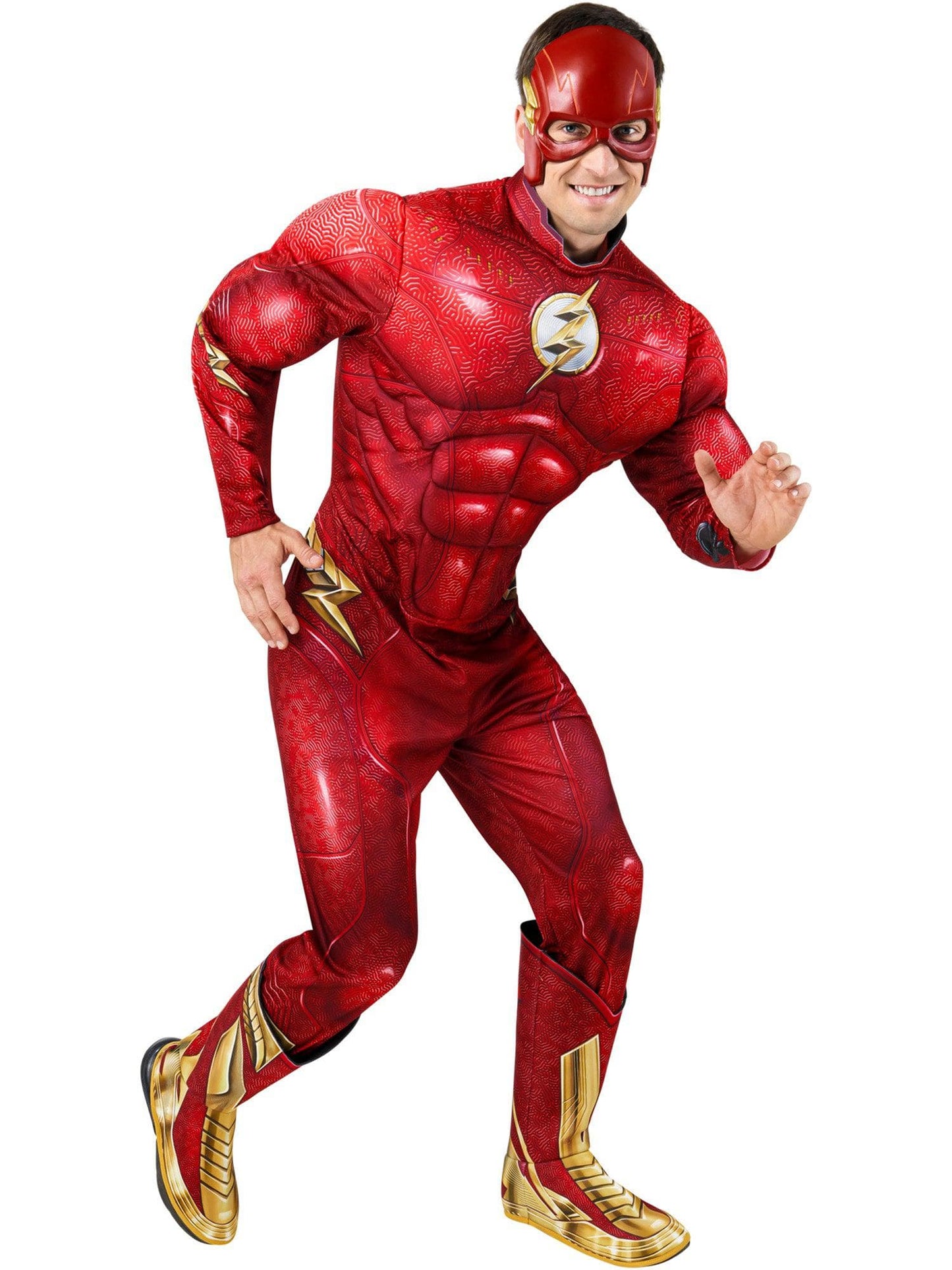 Free Shipping For The Flash Deluxe Adult Costume