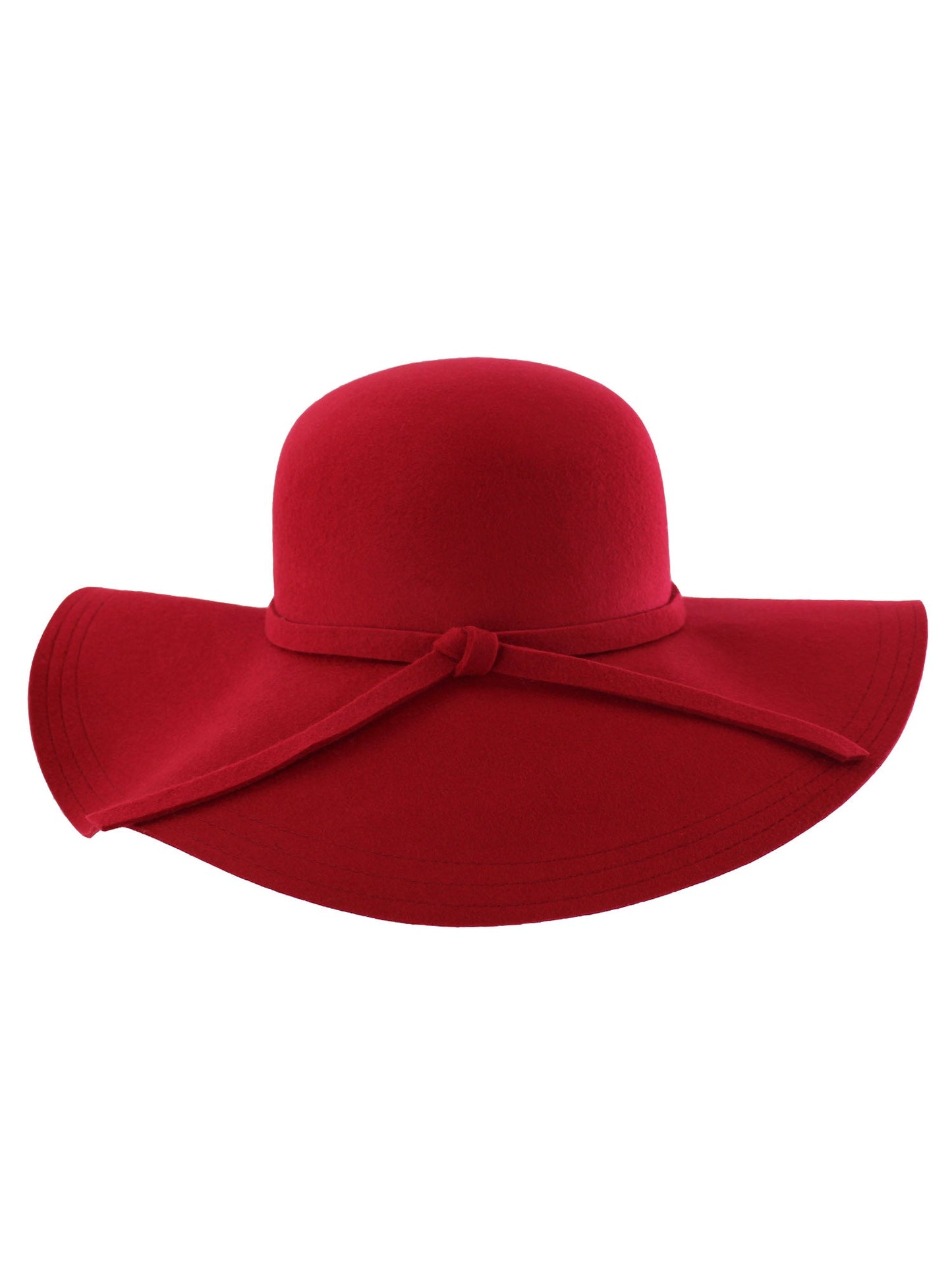 Wide Brimmed Wool Floppy Hat