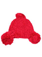 Plush Knit Triple Pom Pom Beanie Cap