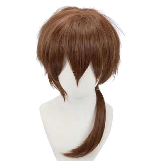 Free Shipping For_urouni Kenshin Anime Kenshin Himura Cosplay Wig Heat Resistant Synthetic Hair Carnival Halloween Party Props