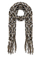 Long Two-Tone Knit Unisex Winter Scarf