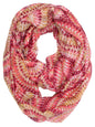 Vivid Kaleidoscope Print Infinity Scarf