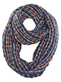 Ribbon Winter Knit Infinity Scarf