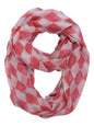 Harlequin Diamond Print Infinity Scarf