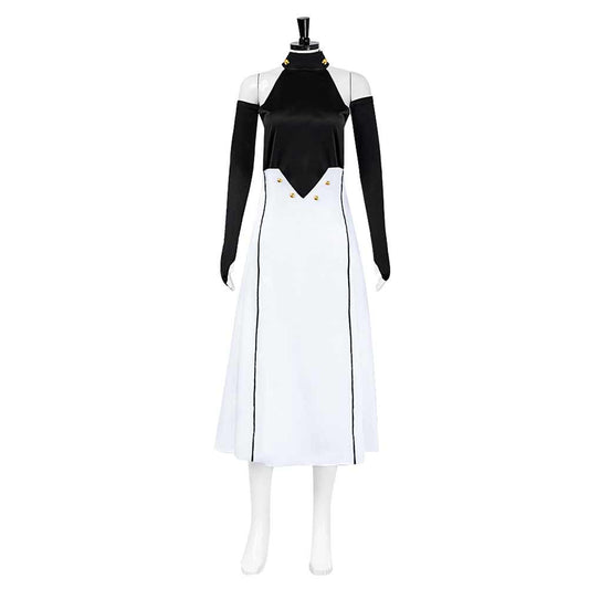 Free Shipping For_eraph of the End Anime Asuramaru White Black Dress Outfits Halloween Carnival Suit Cosplay Costume