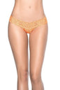 Free Shipping For Sexy Lace Boyshort | Orange