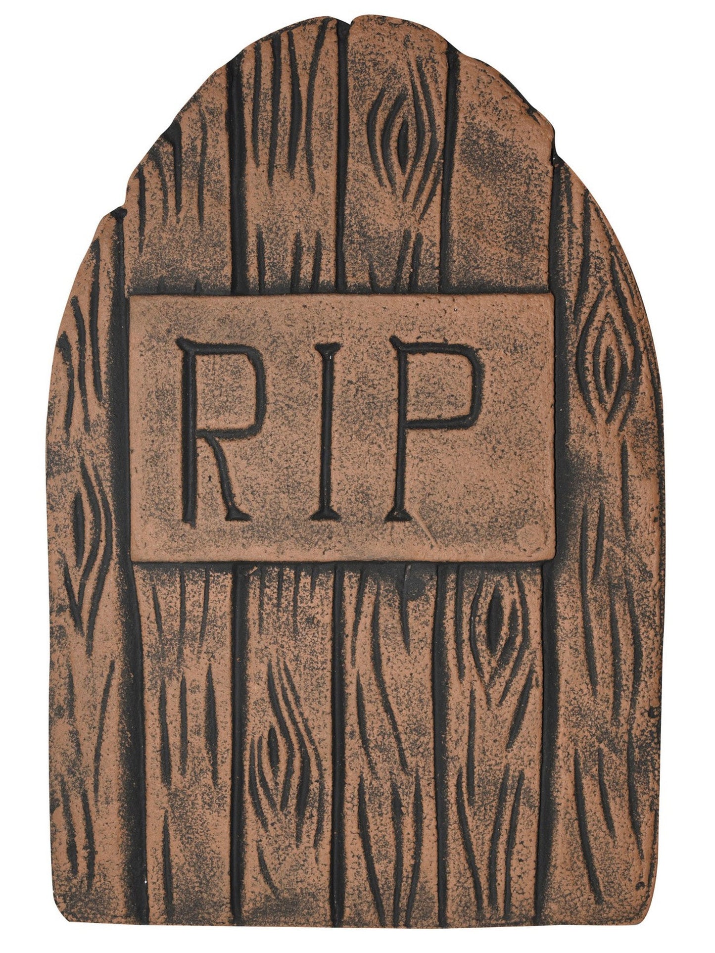 Free Shipping For Faux Wood R.I.P Tombstone Graveyard Prop Set