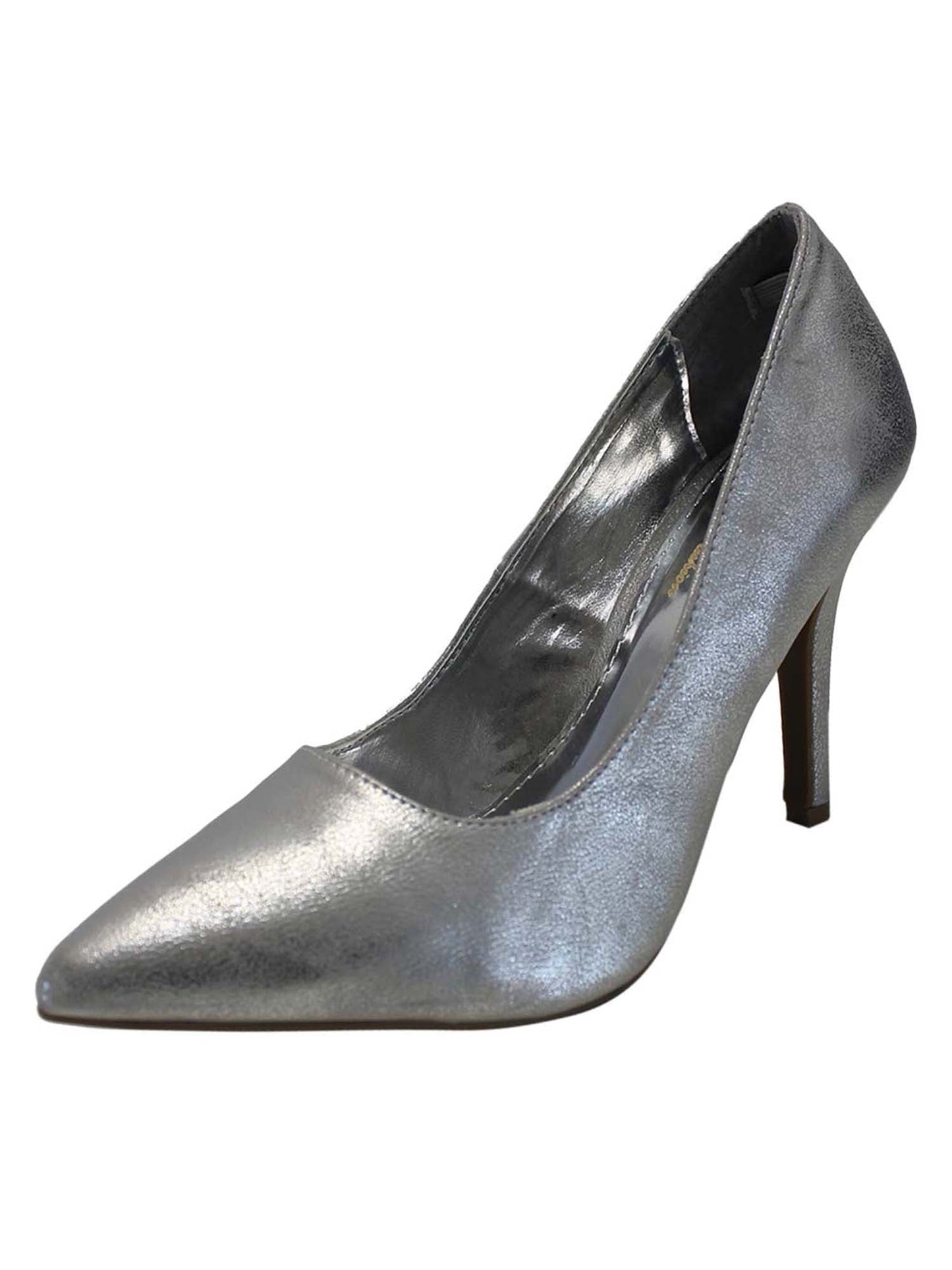 Metallic Pointed Toe Women's Pumps