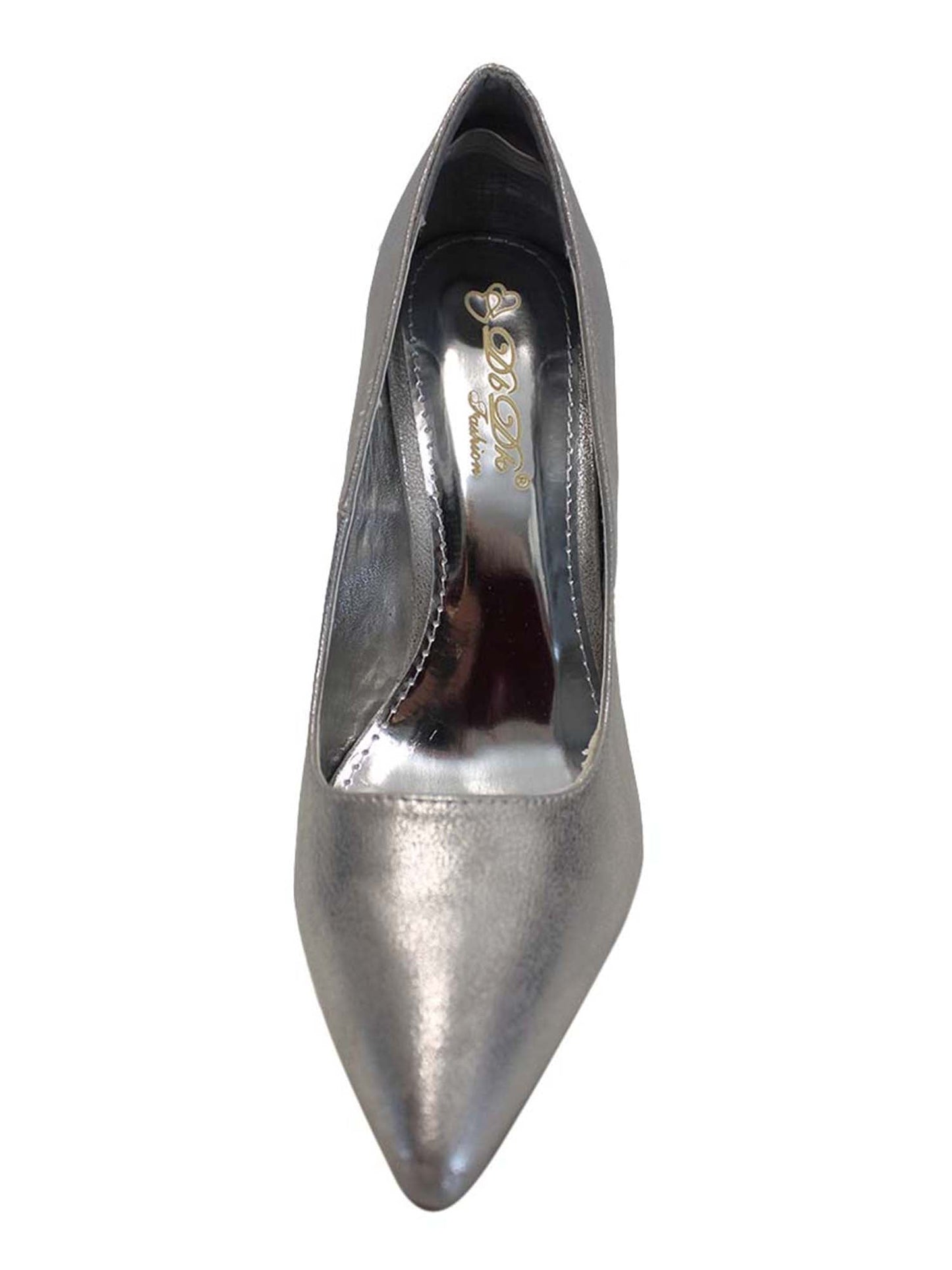 Metallic Pointed Toe Women's Pumps