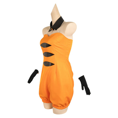 Free Shipping For_platoon Game Callie Women Orange Outfit Party Carnival Halloween Cosplay Costume