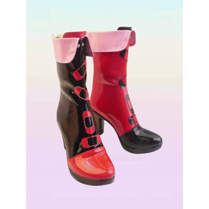 Free Shipping For_uicide Squad Isekai 2024 TV Harley Quinn Cosplay Shoes Boots Halloween Costumes Accessory Custom Made