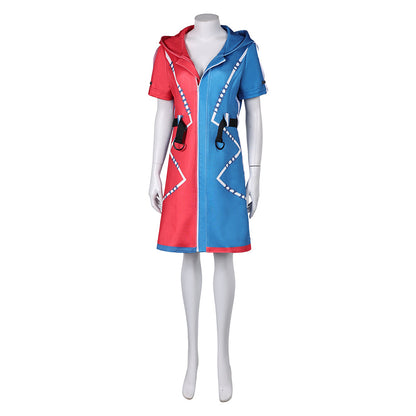 Free Shipping For_uicide Squad: Kill the Justice League Game Harley Quinn Women Printed Coat Cosplay Costume