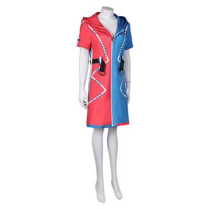 Free Shipping For_uicide Squad: Kill the Justice League Game Harley Quinn Women Printed Coat Cosplay Costume