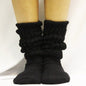 IMPERFECT cotton  slouch socks women - black