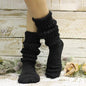 ULTIMATE  cotton  slouch socks women - black