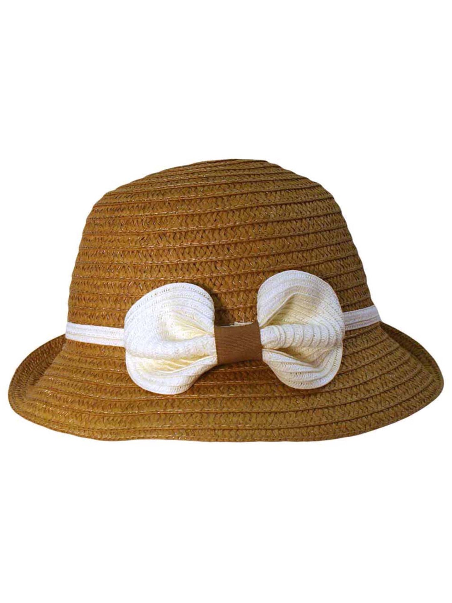 Woven Sun Hat With Matching Bow