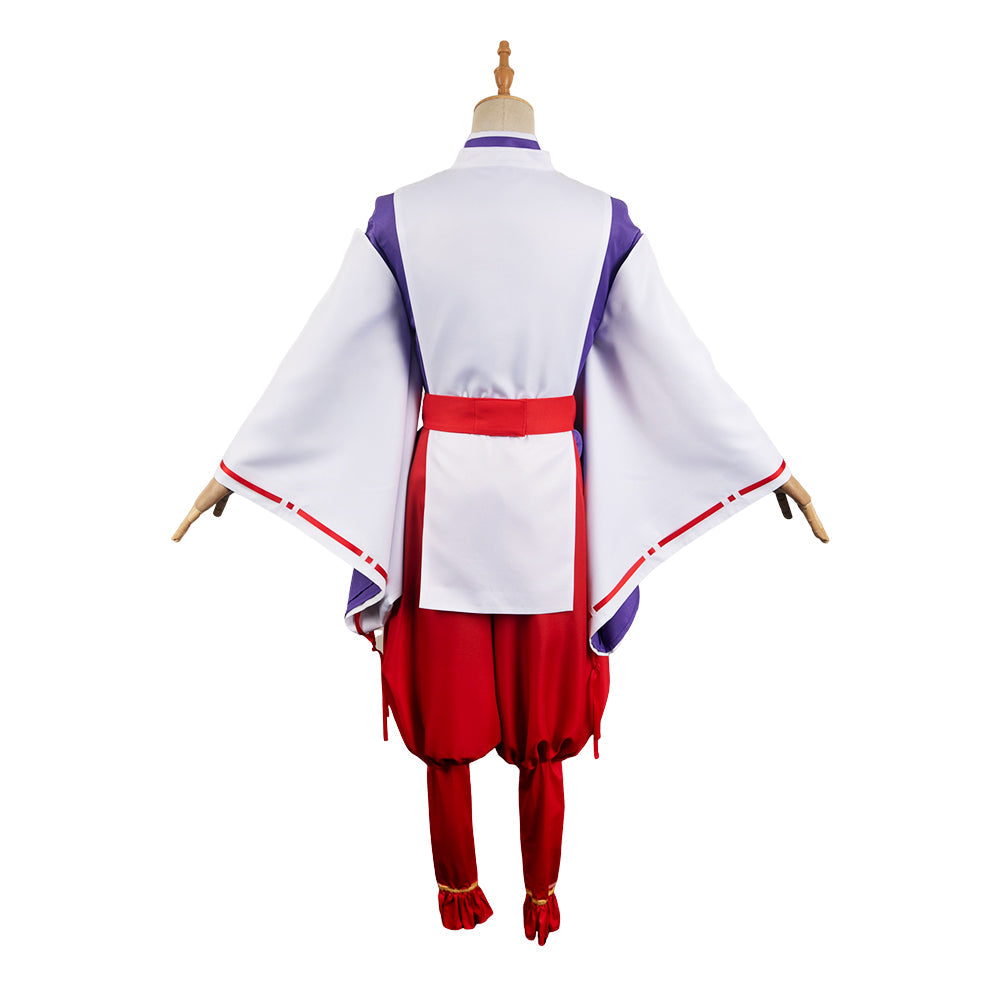 Free Shipping For_he Elusive Samurai Anime Tokiyuki Hojo Red Outfit Party Carnival Halloween Cosplay Costume