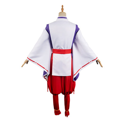 Free Shipping For_he Elusive Samurai Anime Tokiyuki Hojo Red Outfit Party Carnival Halloween Cosplay Costume