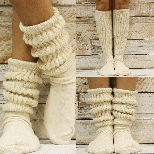 3 pairs bundle ULTIMATE slouch socks - natural