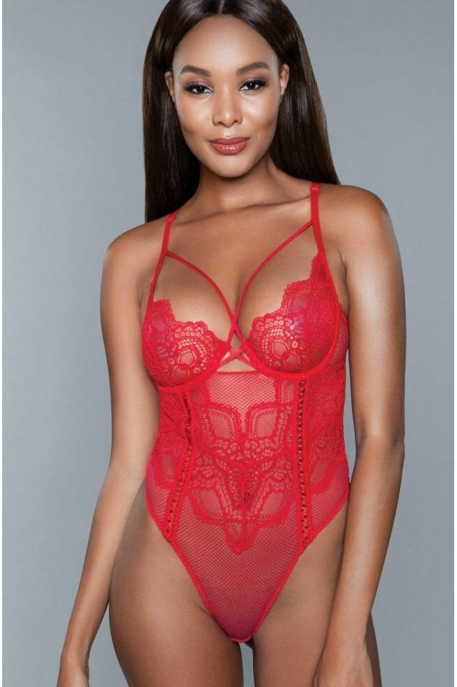 Free Shipping For Underwire Lace Bodysuit