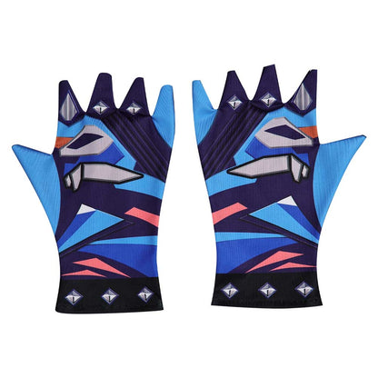 Free Shipping For_alorant Game Yoru Cosplay Printed Gloves Halloween Carnival Costume Accessories