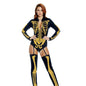 Free Shipping For Chic Gold Skeleton Bodysuit Costume for Women