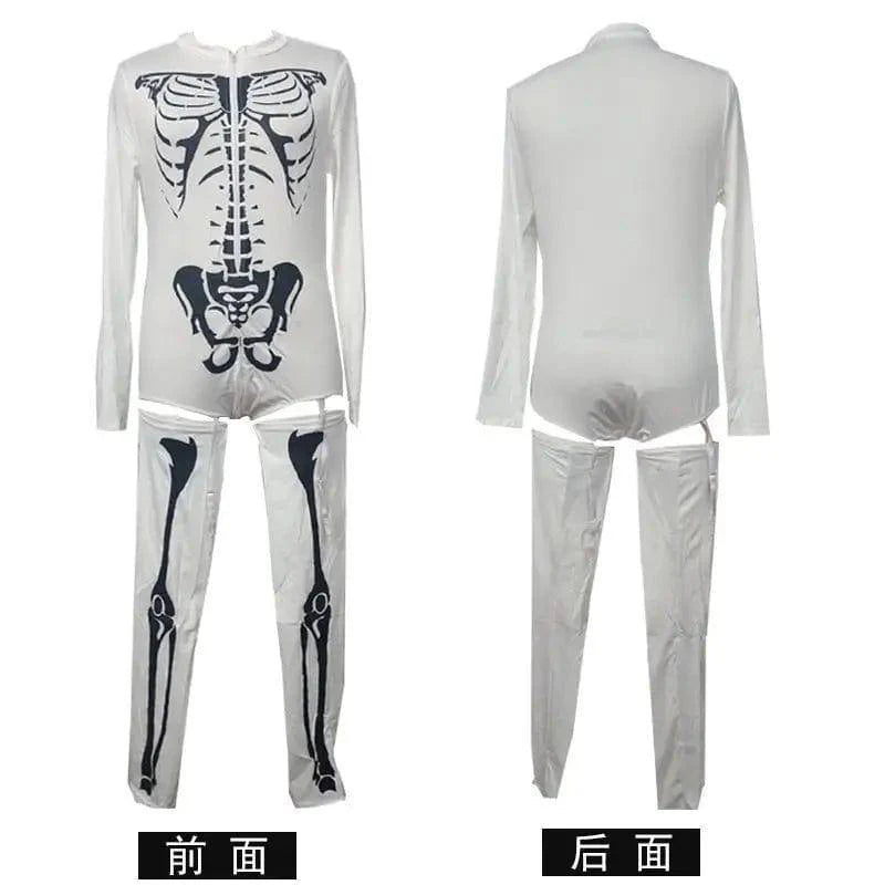 Free Shipping For Chic Gold Skeleton Bodysuit Costume for Women