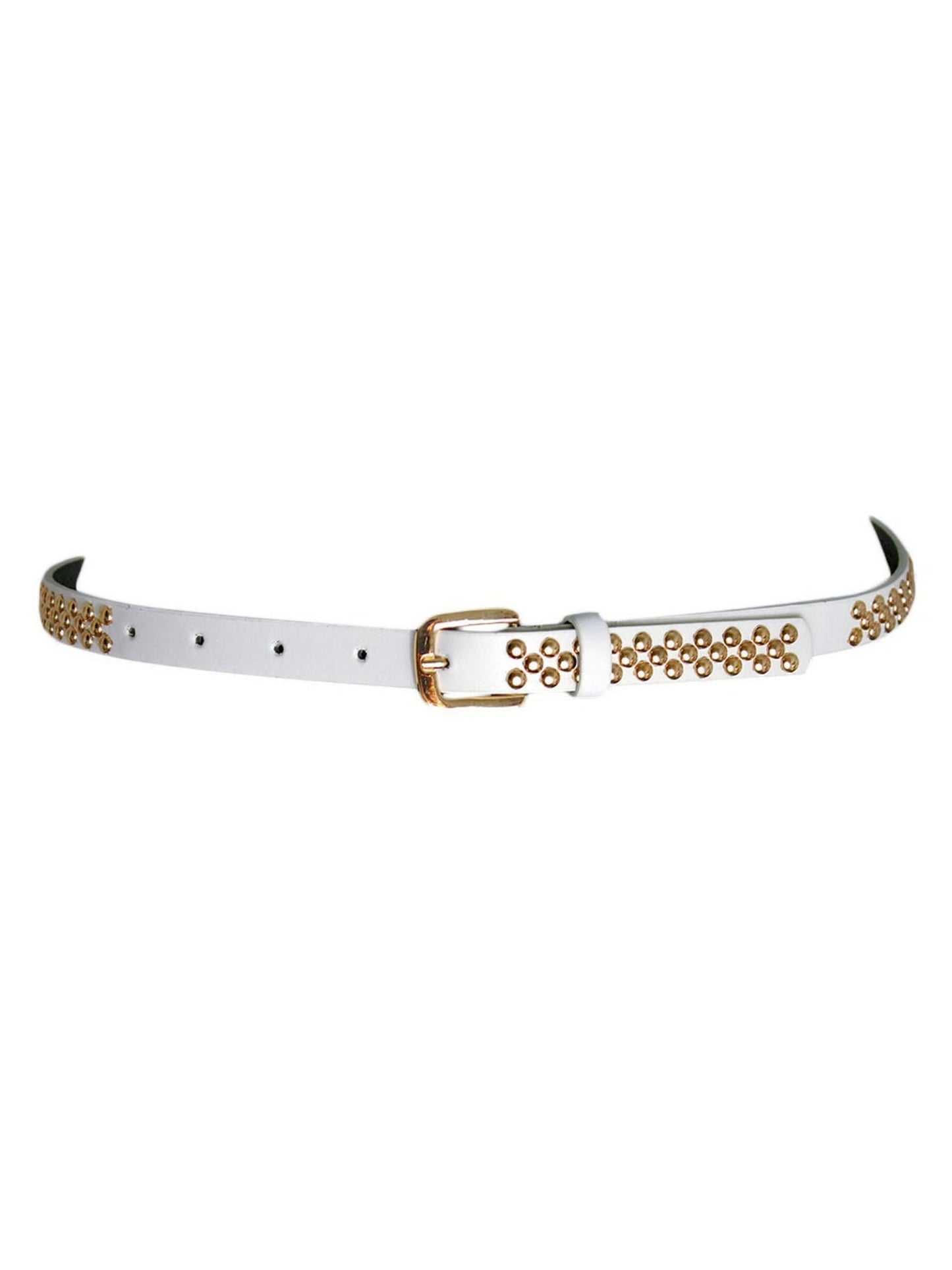 Skinny Gold Studded Belt