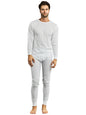 Men's Thermal Crew Neck Top & Bottoms Long Johns Underwear Set