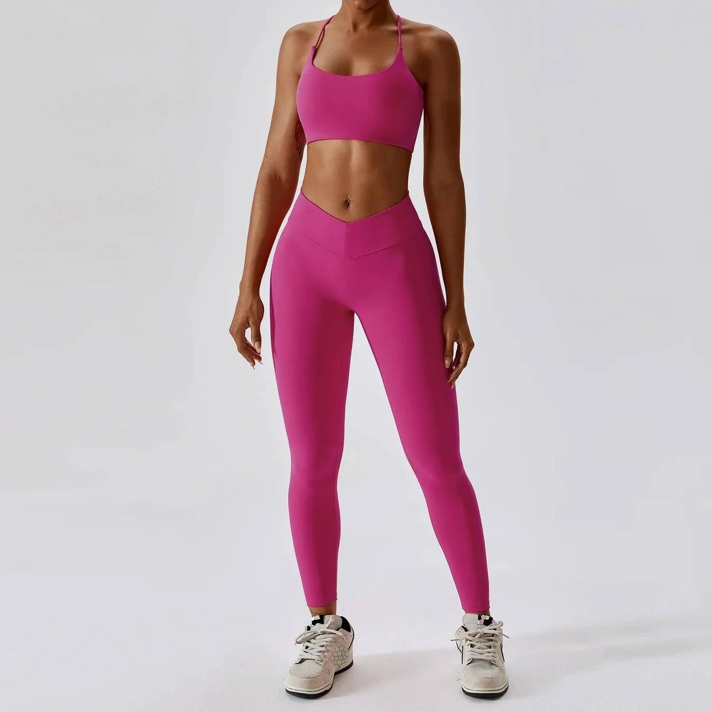 Free Shipping For Women Yoga Clothing Sets Athletic Wear High Waist Leggings