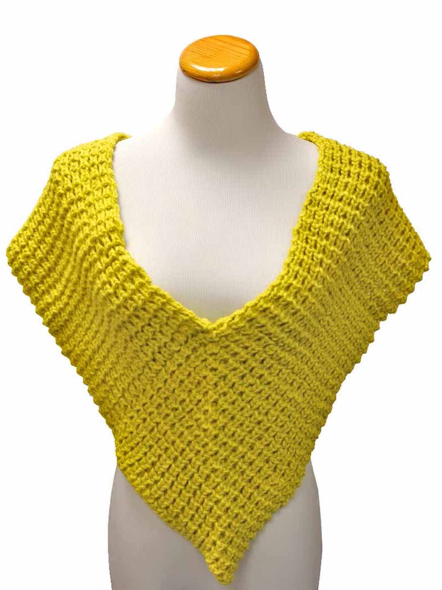 Chunky Knit Triangle Infinity Scarf